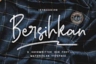 Bersihkan: A Watercolor Pen Font for Craft and Design