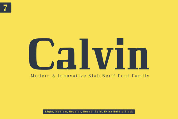Calvin Slab: A Modern and Playful Font for Crafters