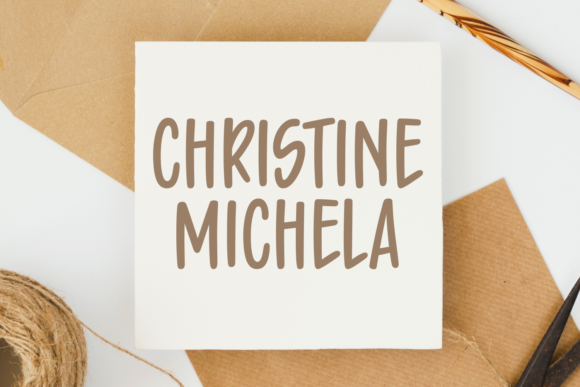 Christine Michela: A Handwritten Font for Creative Web Design