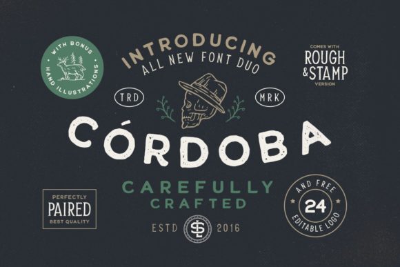 Cordoba: The Rustic Sans Serif Font for Vintage Coolness