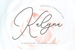 Discover Kalyna: A Sweet and Charming Handwritten Font