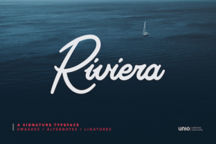 Discover Riviera: A Modern Script Handwritten Font for Creative Projects