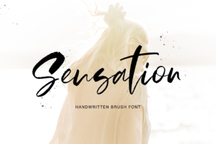 Discover Sensation: A Versatile Handwritten Brush Font