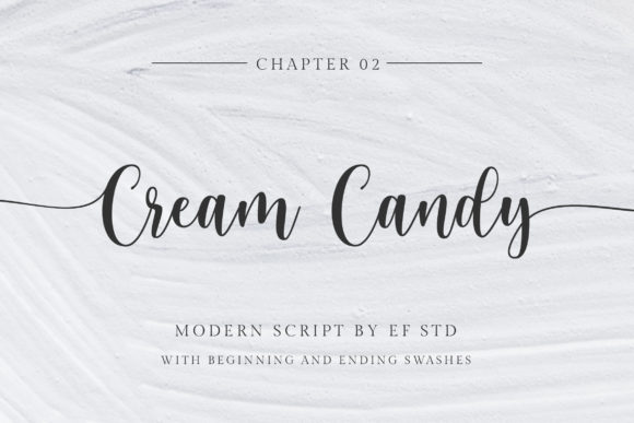 Discover the Charm of Cream Candy Font for Your Handmade Creations