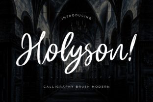 Discover the Charm of Holyson: A Unique Handwritten Font