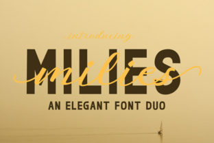 Discover the Elegance of Milies Duo Font