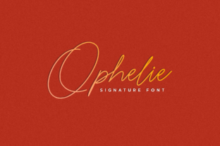 Discover the Elegance of Ophelie: A Romantic Script Font