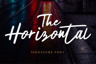 Discover The Horizontal: A Standout Script Font for Editorial Design