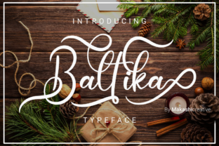 Discovering Baltika: A Graceful Calligraphy Font for Elegant Publishing