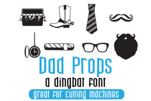 Discovering Dad Props: A Vintage Dingbats Font for Editorial Design