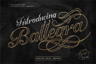 Elevate Your Brand with Ballegra: A Striking Calligraphy Font