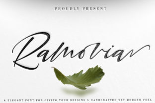 Elevate Your Designs with the Elegant Ramovia Font