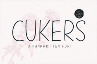 Enhance Your Brand with Cukers: A Handwritten Sans Serif Font