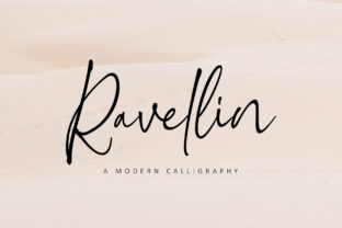 Enhance Your Brand with Ravellin: A Modern Calligraphy Font