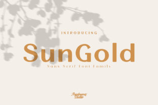 Enhance Your Brand with Sun Gold Sans Serif Font