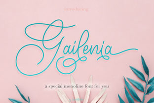Enhance Your Campaigns with Gailenia, the Romantic Script Font