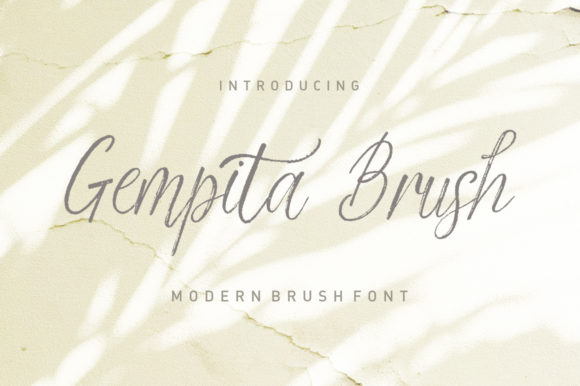 Gempita Brush: The Perfect Font for Standout Design