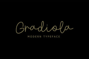 Gradiola: A Charming Script Handwritten Font for Makers
