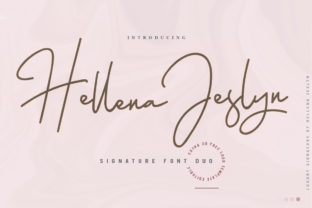 Hellena Jeslyn Duo: A Versatile Script Handwritten Font