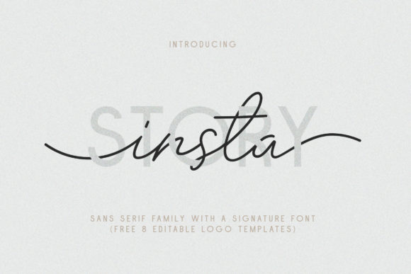 Insta Story Duo: A Versatile Font for Editorial Design