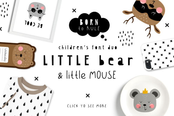 Little Bear Little Mouse Duo: A Fun and Playful Font for Marketers