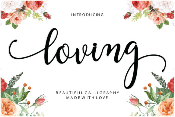 Loving: A Charming Script Font for Creative Branding