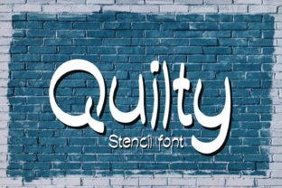 Quilty: A Charming Stencil Font for Creative Projects