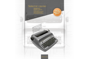 Selectric Courier: A Vintage Slab Serif Font for Designers