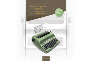Selectric Gothic: A Retro Sans Serif Font for Makers