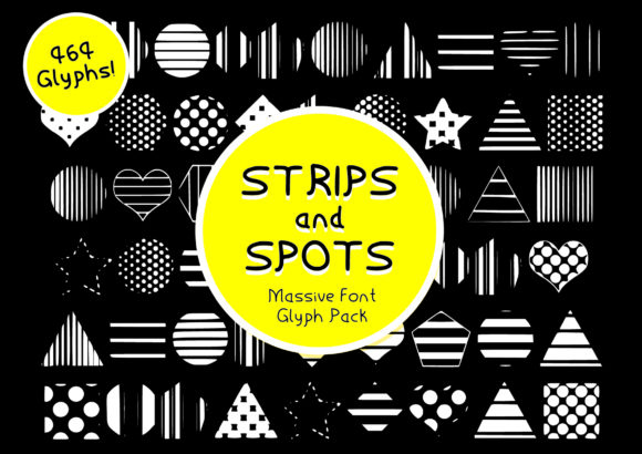 Strips Spots: A Fun and Versatile Dingbats Font for Editorial Design