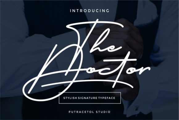 The Doctor: A Classy Handwritten Font for Editorial Design