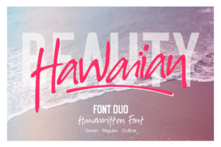 Transform Your Brand with Hawaiian Duo Font
