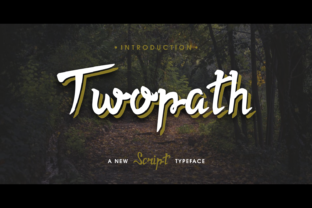 Twopath: A Classic Handwritten Font for Editorial Design