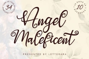 Unleash Creativity with Angel Maleficent Font