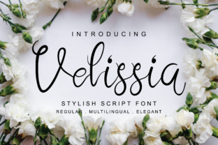 Velissia: The Elegant Script Font for Polished Branding