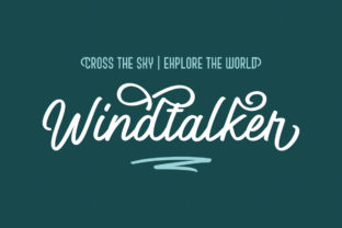 Windtalker: A Versatile Script Handwritten Font for Crafters